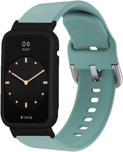 Vista 3 de Senter Correa de repuesto de goma suave para Huawei Band 7 Pro Smart Watch