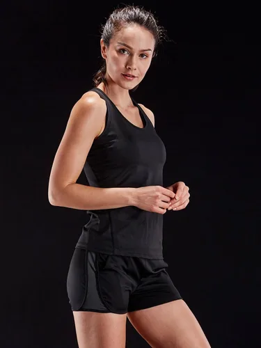 Vista 2 de Neleus - Camiseta sin mangas con base de compresión para mujer, 3