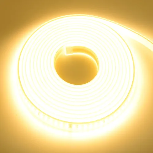 Vista 11 de SUYOOULIN Tira de luces LED, 3.3 pies/3.3 ft de alto voltaje AC110V-130V Waterpoof IP68 súper brillante 3000LM 2835 120 LEDs/m tiras de luz LED