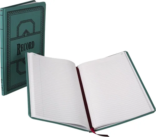Vista 3 de Boorum & Pease 66150R - Libro de cuentas, regla de registro, azul, 150 páginas, 12 18 x 7 58