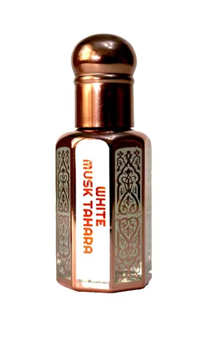 Vista 4 de Yasmeen Almizcle al Tahara blanco puro 0.4 fl oz de alta calidad para mujeres y hombres fragancias concentradas aceite grueso Attar Perfume Crema