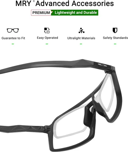 Vista 3 de Mryok Clip de prescripción con clip para gafas de sol Oakley Sutro OO9406 Sutro Lite OO9463