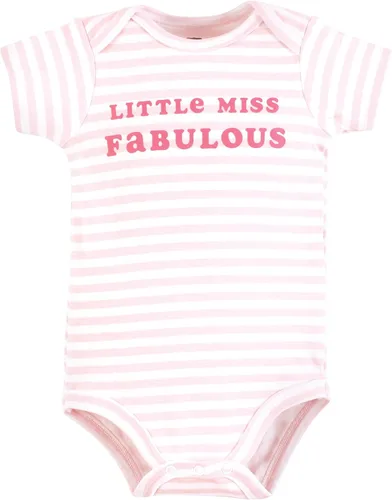 Vista 241 de Hudson Baby baby-girls Cotton Bodysuits 3-pack
