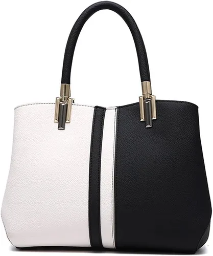 Vista 2 de Nevenka Monederos y bolsos de mano para mujer, bolsos de cuero con asa superior, Simplicidad