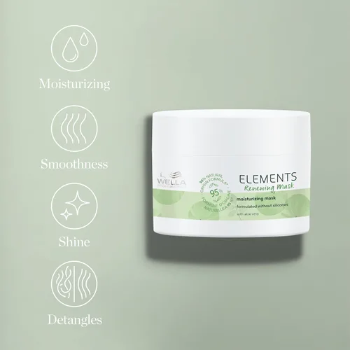 Vista 6 de Wella Professionals Elements - Mascarilla hidratante sin silicona para todo tipo de cuero cabelludo normal a graso Fl oz