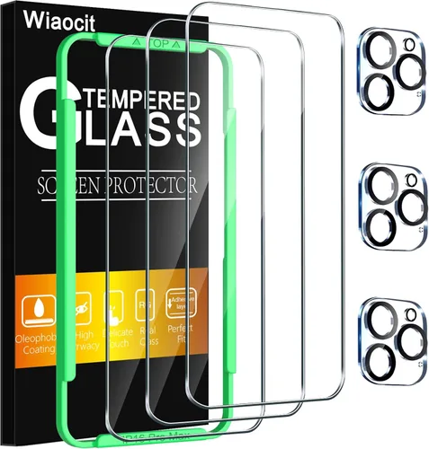 Vista 11 de Wiaocit Paquete de 3 protectores de pantalla de vidrio templado de dureza 9H y 3 protectores para lentes de cámara para Samsung Galaxy Z Fold 7