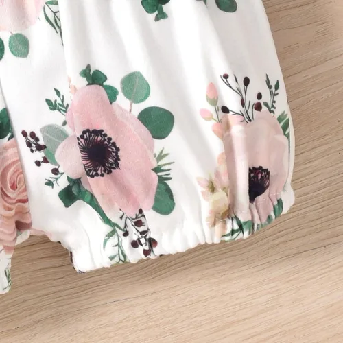 Vista 7 de Aalizzwell Body acanalado con pantalones cortos para bebé, ropa de verano