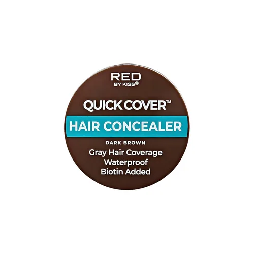Vista 2 de Red by Kiss Corrector de cabello de cobertura rápida, retoque temporal de raíces, amplia cobertura de canas, ligero e impermeable, infusión