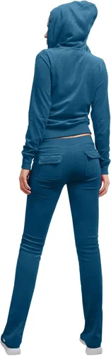 Vista 3 de NE People - Conjunto para mujer, casual, de terciopelo con cremallera, talla S-3XL