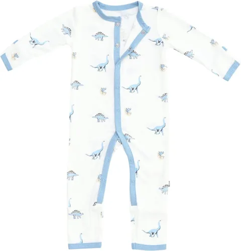 Vista 26 de KYTE BABY Mameluco suave unisex con cierre a presión, 97% rayón hecho de bambú, 3% elastano