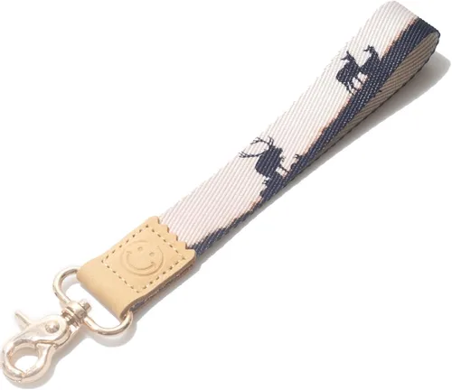 Vista 10 de DQL Correa de muñeca para llaves para mujeres y hombres, llavero de muñeca para llaves de automóvil, insignia, cartera y correa de muñeca para Negro