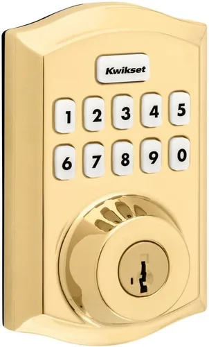 Vista 17 de Kwikset Home Connect 620 - Cerradura inteligente de pestillo con tecnología Z-Wave, funciona con Ring Alarm, Samsung SmartThings y más, requiere