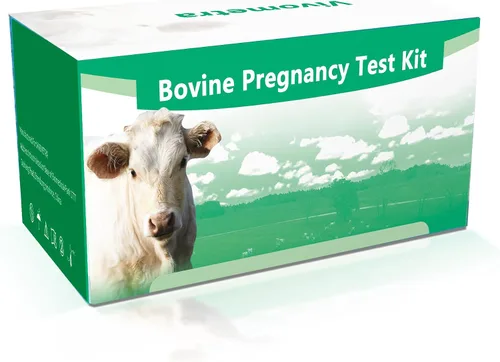 Vista 2 de Kit de prueba de embarazo bovino: incluye 5 pruebas, resultados rápidos en 5-20 minutos para vacas lecheras y vacas de res, sangre entera, suero