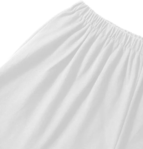 Vista 3 de LYANER Conjunto de pijama para mujer con estampado de corazón, camisa de manga corta con pantalones cortos