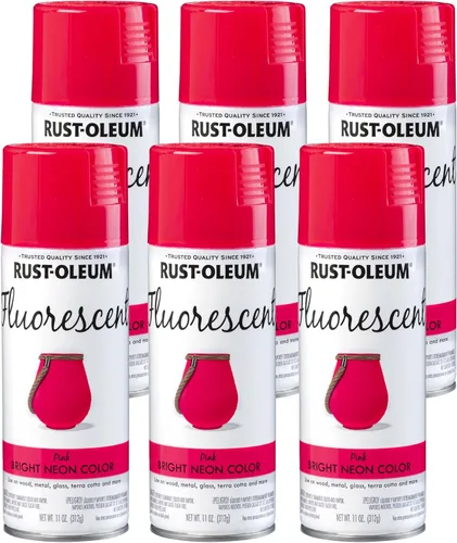 Vista 19 de Rust-Oleum 398583 Specialty - Pintura fluorescente en aerosol, 11 onzas, azul