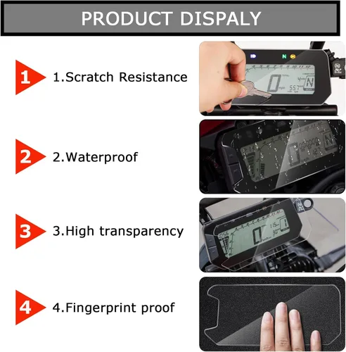 Vista 4 de PSLER - Protector de pantalla para CRF300L CRF300 Rally 2021-2025