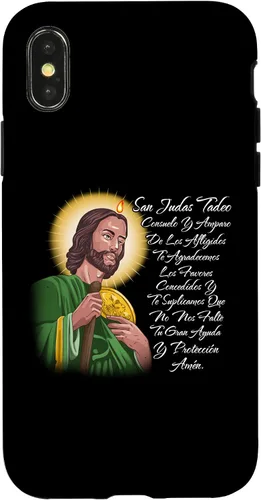 Vista 5 de Funda para iPhone 15 San Judas Tadeo Consuelo Y Amparo de Los Afligidos