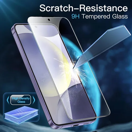 Vista 3 de JETech Funda Slim Fit y protector de pantalla para Samsung Galaxy S24+ / S24 Plus 5G