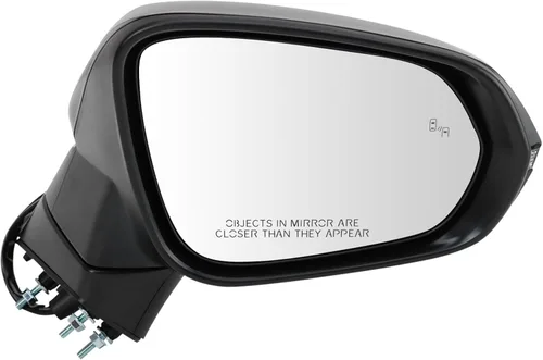 Vista 138 de TRQ Cubierta cromada del espejo manual del lado del pasajero, acabado liso para Volvo VNL 2004-2014