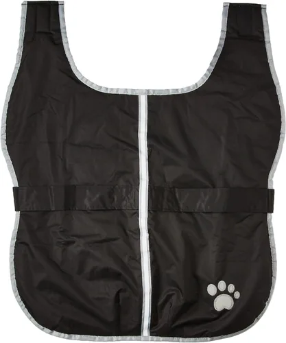 Vista 6 de Zack & Zoey Manta para perro, abrigo de poliéster Nor 'easter., XS, Negro
