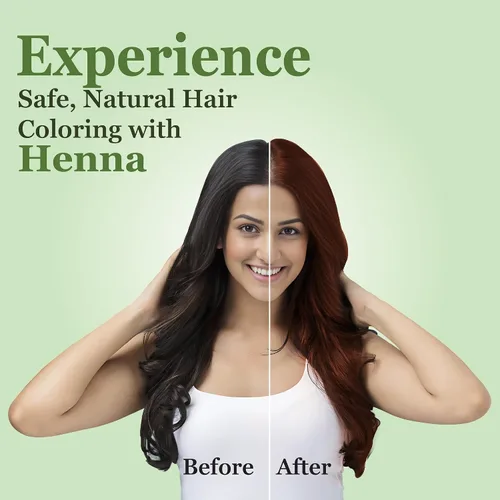 Vista 7 de Prem Dulhan Henna Mehendi en polvo natural (17.637 onzas), cuidado orgánico del cabello para hombres y mujeres, mezcla de hierbas puras