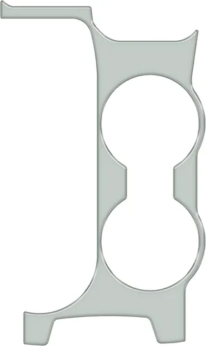 Vista 5 de TufSkinz Moldura decorativa de consola central de transmisión, compatible con Bronco 2021-2024