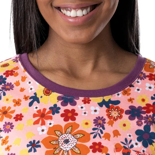 Vista 3 de Wrangler Camisa de dormir de manga corta con cuello redondo para mujer