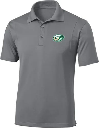 Vista 116 de Polo atlético de micro piqué NCAA para hombre Prime con cuello propio