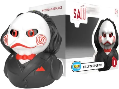 Vista 23 de TUBBZ Edición en caja: Horror - Figura de vinilo de pato de goma de Annabelle Cosplaying