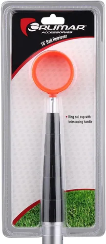Vista 9 de Orlimar Retriever de pelota de golf de cabeza fluorescente para agua, diseño telescópico de 12/15/18 pies