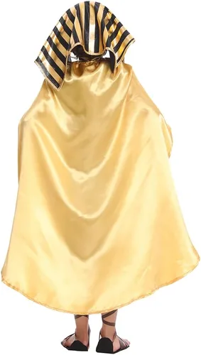 Vista 6 de DSplay Boys Egyptian Pharaoh Costume Cosplay Kids Halloween