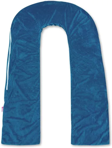 Vista 8 de Meiz Funda de almohada de embarazo, funda de almohada de embarazo refrescante en forma de U, funda de almohada de embarazo de 55 x 31 pulgadas