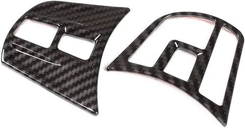 Vista 3 de YIWANG - Funda de fibra de carbono para el volante del coche, para BMW Serie 3 4 F30 F32 F33 F34 GT 2014-2018