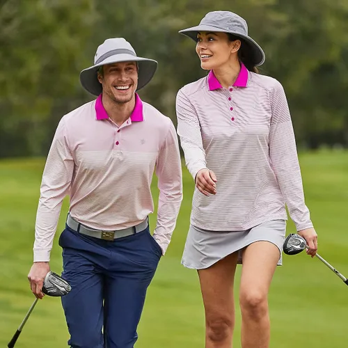 Vista 5 de Coolibar Gorra de golf con protección solar UPF 50+ para hombre y mujer, talla única
