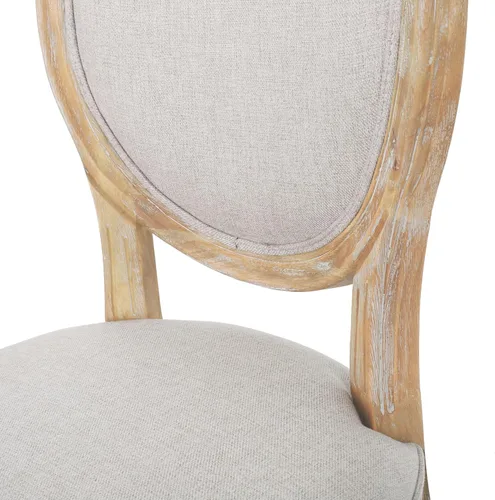Vista 12 de Christopher Knight Home Phinnaeus Silla de comedor de tela beige de poliéster (juego de 2), juego de 2 piezas