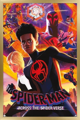 Vista 13 de Trends International Marvel Spider-Man: Across The Spider-Verse - Póster de pared de hoja del grupo uno, 22.4 pulgadas de largo x 14.7 pulgadas