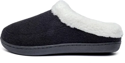 Vista 4 de Pantuflas para mujer, mocasín para mujer, pantuflas de espuma viscoelástica, zapatos de casa de espuma viscoelástica, acogedores, suaves