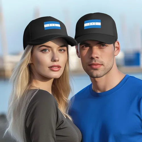 Vista 7 de Gorra de béisbol de malla ajustable para papá unisex