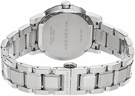 Vista 2 de Burberry City Acero Inoxidable Cronógrafo Plata Dial Mujer reloj de cuarzo analógico bu9700