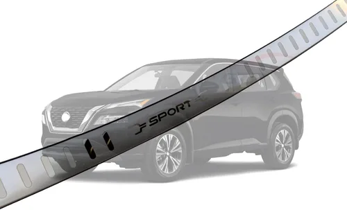 Vista 2 de Protector de parachoques trasero para puerta de maletero de carga para Nissan Rogue X-Trail 2014-2025 2026, accesorios de piezas de automóvil, placa