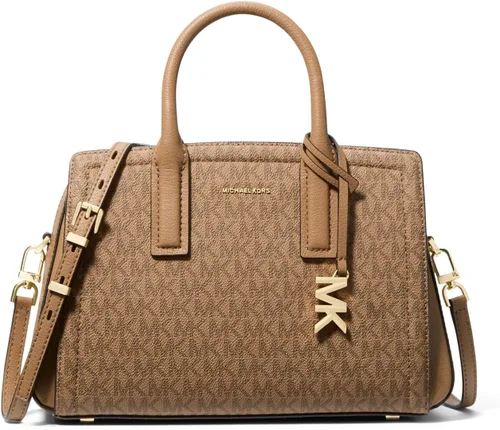 Vista 52 de Michael Kors - Laila, bolso pequeño para mujer Herrajes dorados/vainilla/bellota