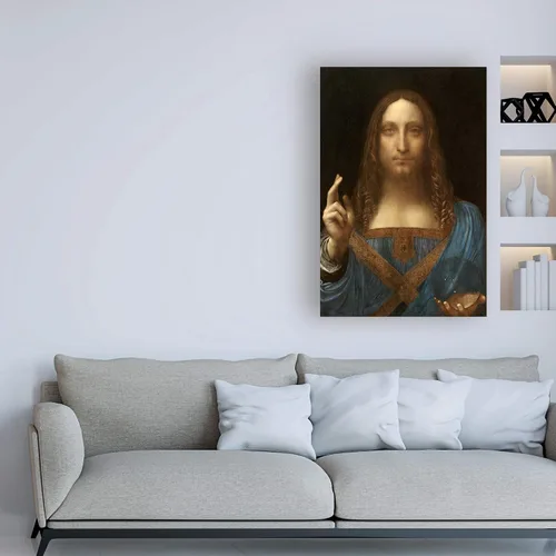 Vista 3 de Trademark Fine Art Salvator Mundi por Leonardo Da Vinc