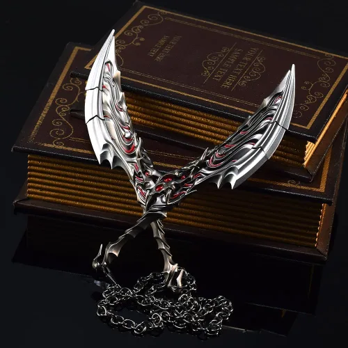 Vista 8 de Superbuybox Cuchillo de Valorant, figuras de acción de artes marciales, colección de juegos, llavero, decoración de escritorio, mochila, colgante