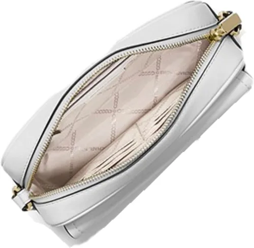 Vista 2 de Michael Kors Women's Bag Jet Set Optic White, Bianco
