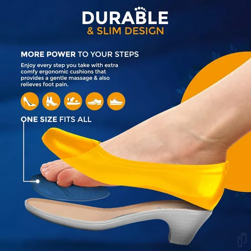 Vista 5 de Almohadillas metatarsianas Almohadillas metatarsianas para mujer Cojines de bola de pie para antepié, plantillas de zapatos de tacón alto