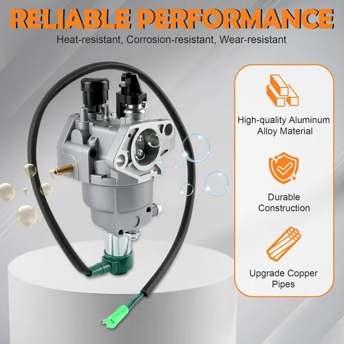 Vista 3 de Carburador HUAYI P27-2 Compatible con Honda GX390 13HP 188F Generac GP5000 GP5500 GP6500 Powermax Smarter Tools 5000W 5500W 6500W 7500W 8000W 9500W