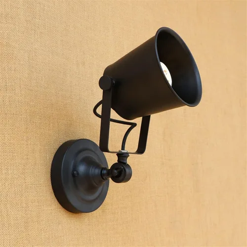 Vista 2 de Modern LED Ceiling Light, Led Wall Lights Indoor Retro Loft E27 Bulb Lamp Wall Lamp Bedroom Up Down Industrial Wall Sconce Lamparas Decoration Black