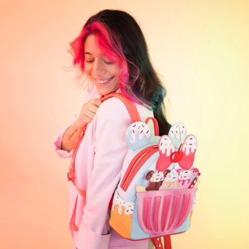 Vista 6 de Loungefly Mochilas de Disney Minnie Mouse Sweet Treats mochila exclusiva de Tienda
