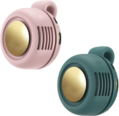 Vista 21 de Ventilador portátil con clip, ventilador personal mini ventilador Paquete de 1 (A-naranja)
