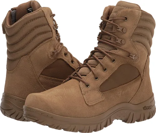 Vista 7 de Bates Cyren - Botas de combate altas para mujer Coyote